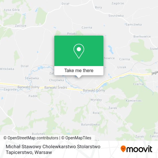 Michał Stawowy Cholewkarstwo Stolarstwo Tapicerstwo map