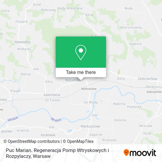 Puc Marian. Regeneracja Pomp Wtryskowych i Rozpylaczy map