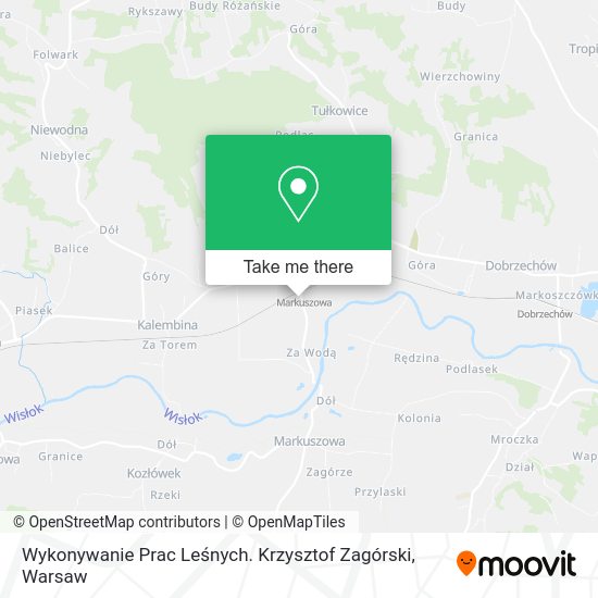 Wykonywanie Prac Leśnych. Krzysztof Zagórski map