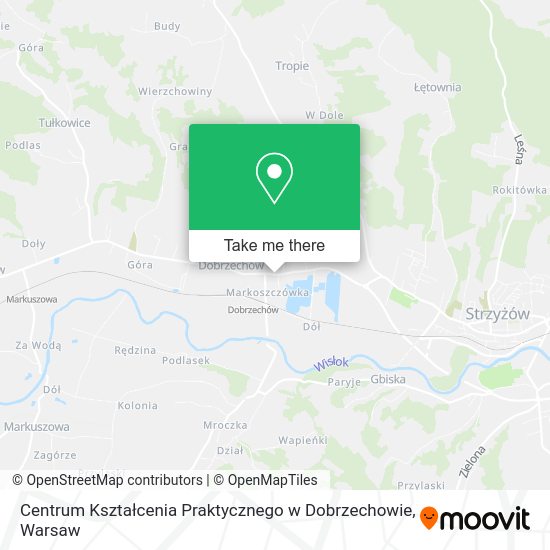 Centrum Kształcenia Praktycznego w Dobrzechowie map