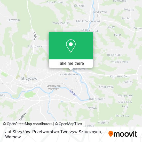 Jut Strzyżów. Przetwórstwo Tworzyw Sztucznych map