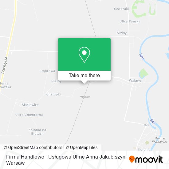 Firma Handlowo - Usługowa Ulme Anna Jakubiszyn map