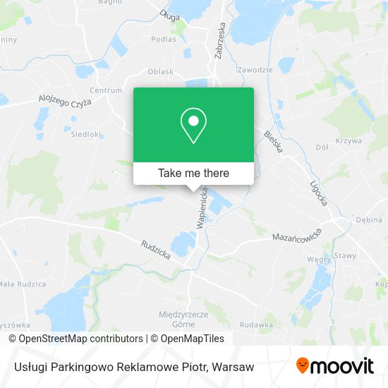 Usługi Parkingowo Reklamowe Piotr map