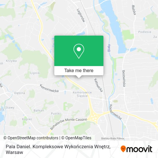 Pala Daniel. Kompleksowe Wykończenia Wnętrz map