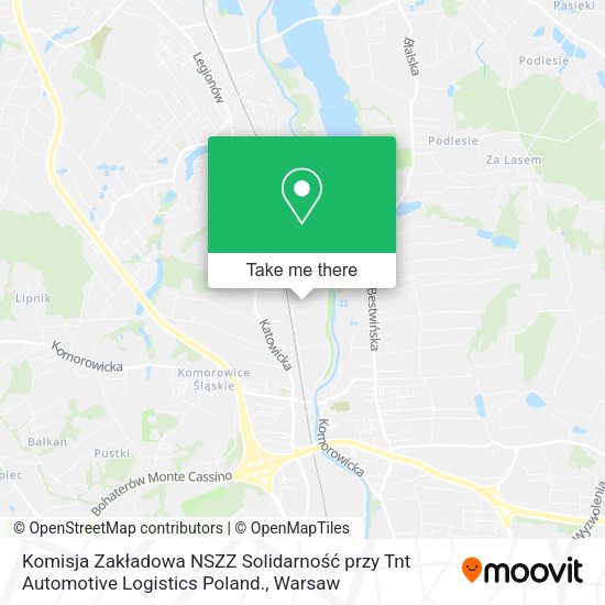 Komisja Zakładowa NSZZ Solidarność przy Tnt Automotive Logistics Poland. map