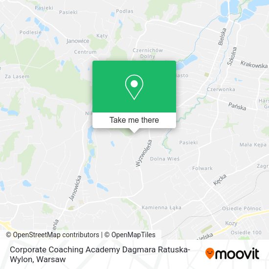 Corporate Coaching Academy Dagmara Ratuska-Wylon map