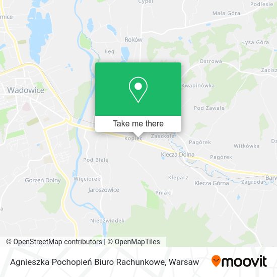 Agnieszka Pochopień Biuro Rachunkowe map