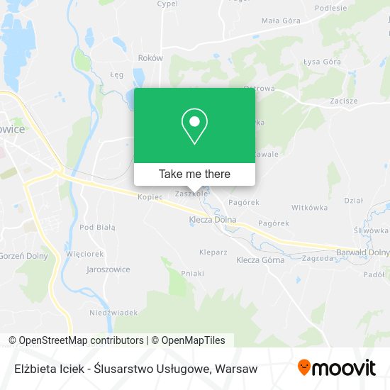 Elżbieta Iciek - Ślusarstwo Usługowe map