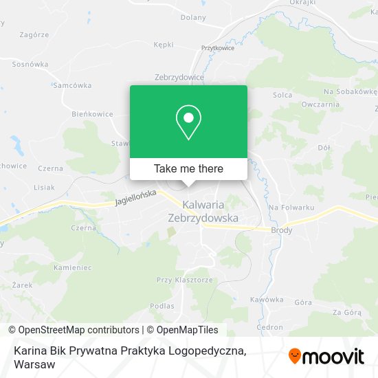 Karina Bik Prywatna Praktyka Logopedyczna map