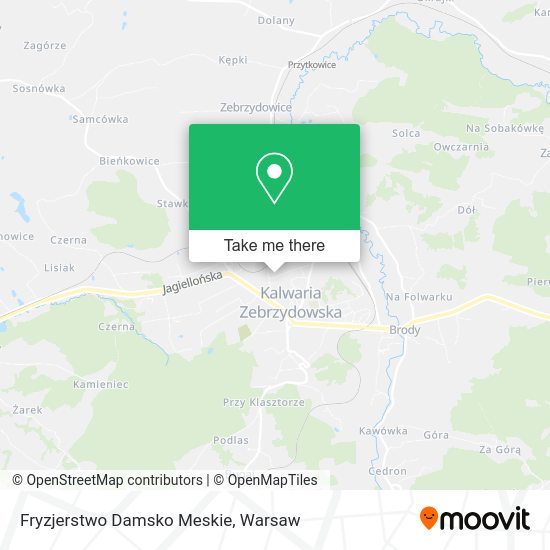 Fryzjerstwo Damsko Meskie map