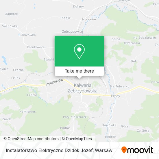 Instalatorstwo Elektryczne Dzidek Józef map