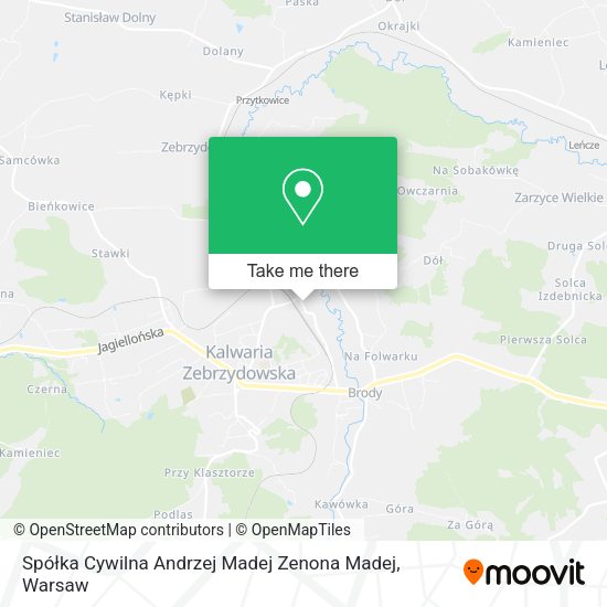 Spółka Cywilna Andrzej Madej Zenona Madej map