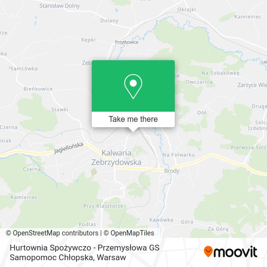 Hurtownia Spożywczo - Przemysłowa GS Samopomoc Chłopska map