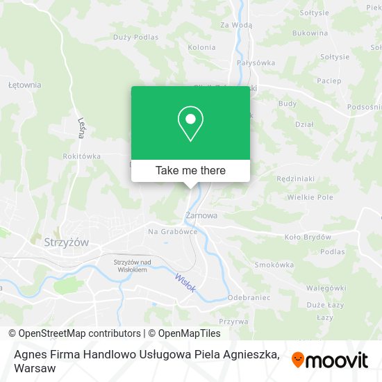 Agnes Firma Handlowo Usługowa Piela Agnieszka map