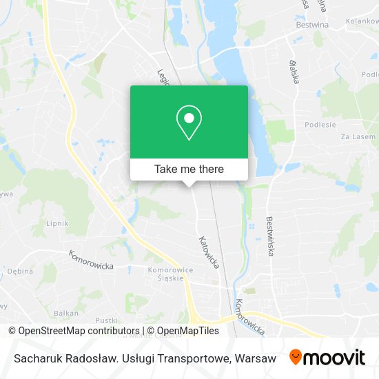 Sacharuk Radosław. Usługi Transportowe map