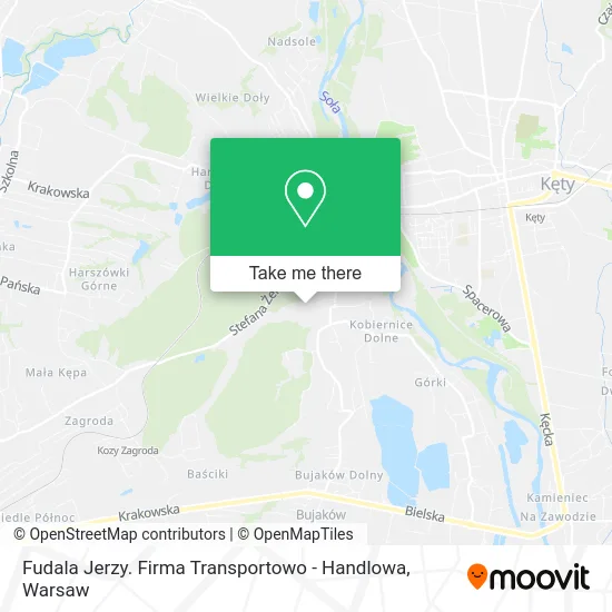Карта Fudala Jerzy. Firma Transportowo - Handlowa