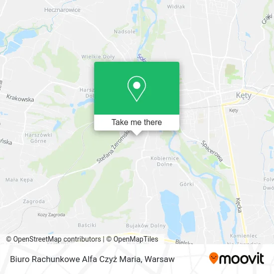 Карта Biuro Rachunkowe Alfa Czyż Maria