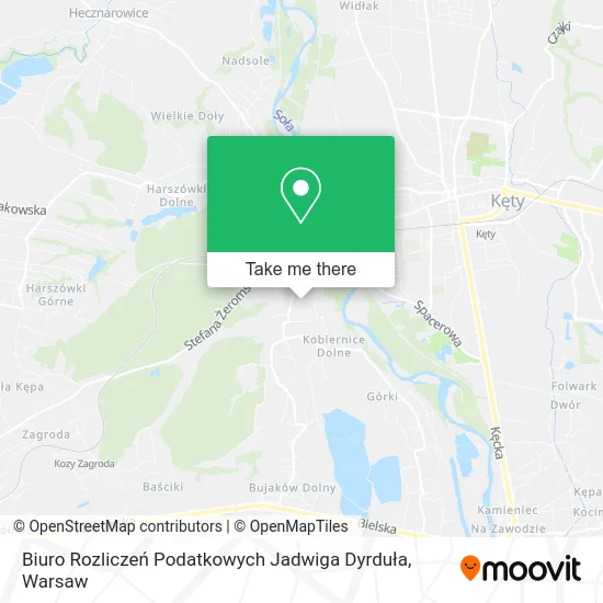 Карта Biuro Rozliczeń Podatkowych Jadwiga Dyrduła
