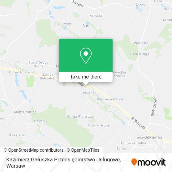 Kazimierz Gałuszka Przedsiębiorstwo Usługowe map