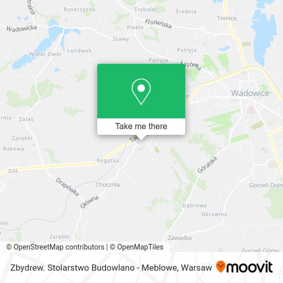 Zbydrew. Stolarstwo Budowlano - Meblowe map