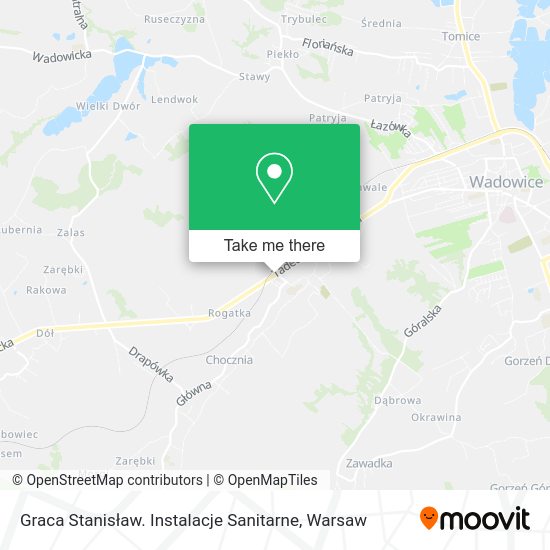 Graca Stanisław. Instalacje Sanitarne map