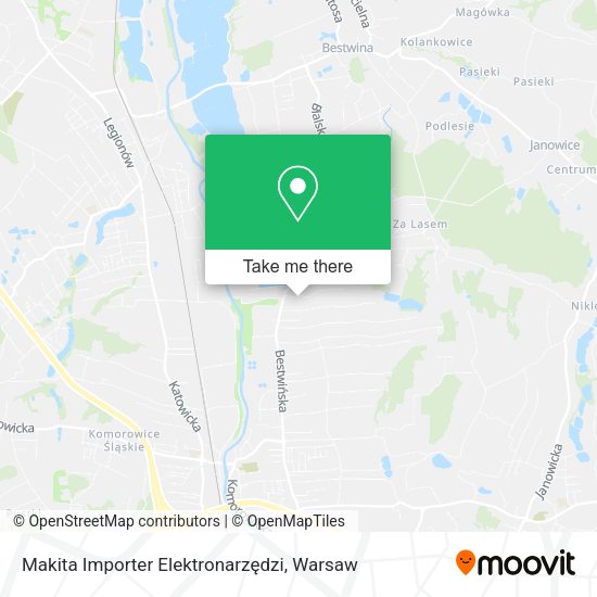 Makita Importer Elektronarzędzi map