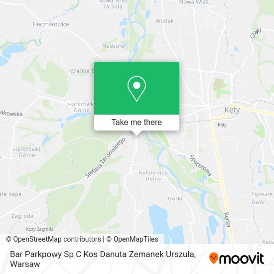 Карта Bar Parkpowy Sp C Kos Danuta Zemanek Urszula