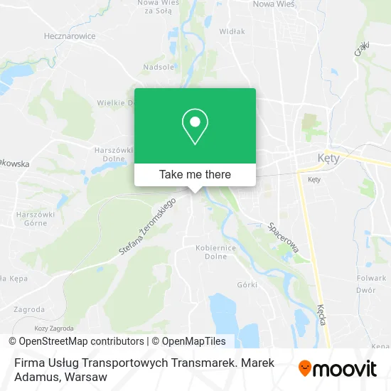 Карта Firma Usług Transportowych Transmarek. Marek Adamus