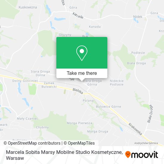 Marcela Sobita Marsy Mobilne Studio Kosmetyczne map