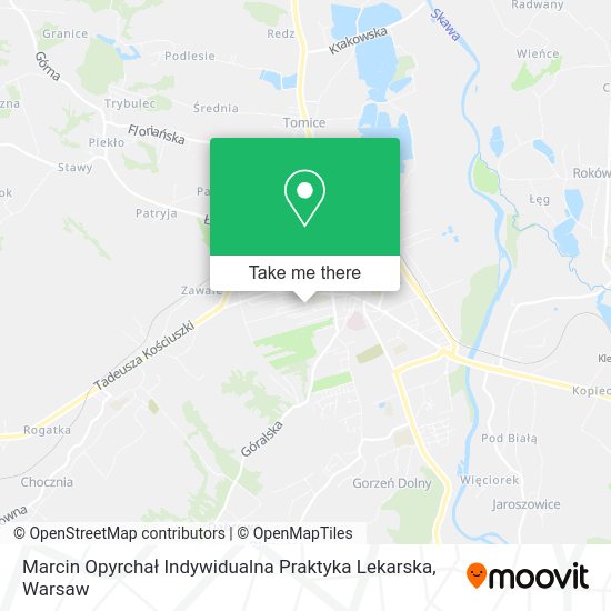 Marcin Opyrchał Indywidualna Praktyka Lekarska map