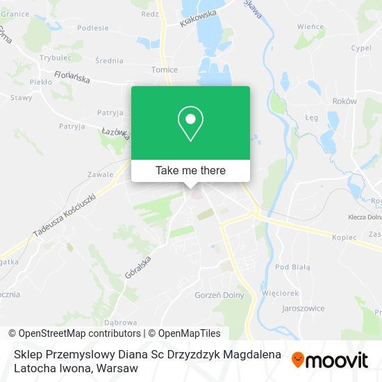 Sklep Przemyslowy Diana Sc Drzyzdzyk Magdalena Latocha Iwona map