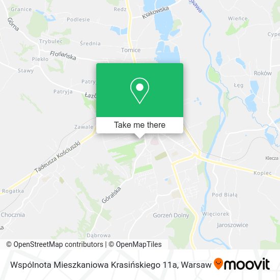 Wspólnota Mieszkaniowa Krasińskiego 11a map