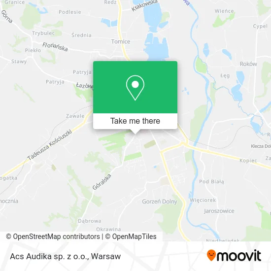 Карта Acs Audika sp. z o.o.