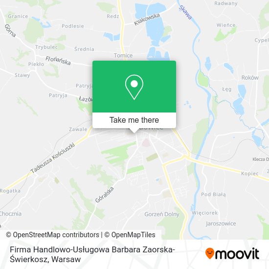 Firma Handlowo-Usługowa Barbara Zaorska-Świerkosz map