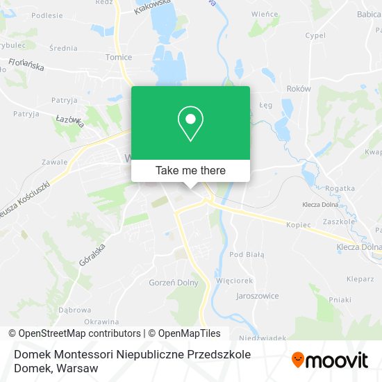 Domek Montessori Niepubliczne Przedszkole Domek map