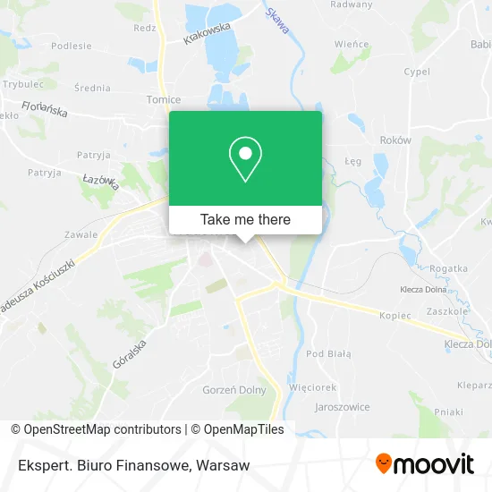 Карта Ekspert. Biuro Finansowe