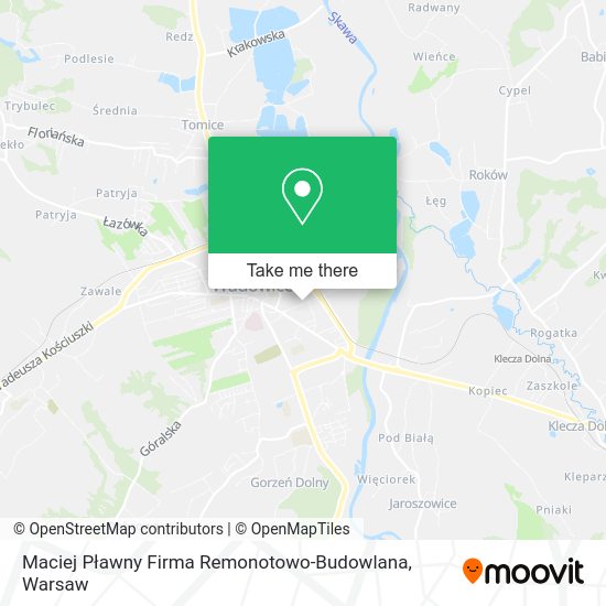 Maciej Pławny Firma Remonotowo-Budowlana map