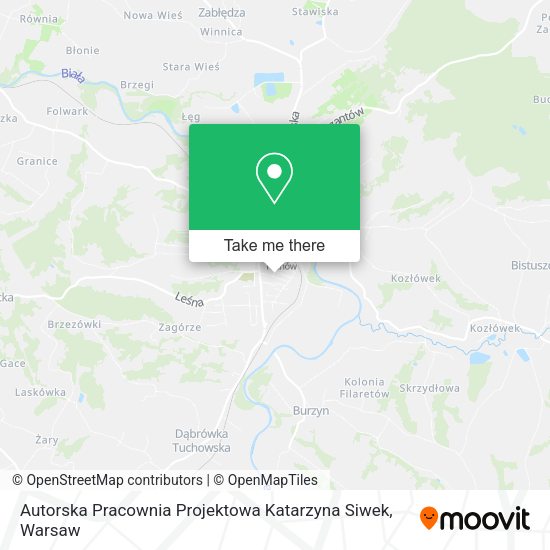 Autorska Pracownia Projektowa Katarzyna Siwek map