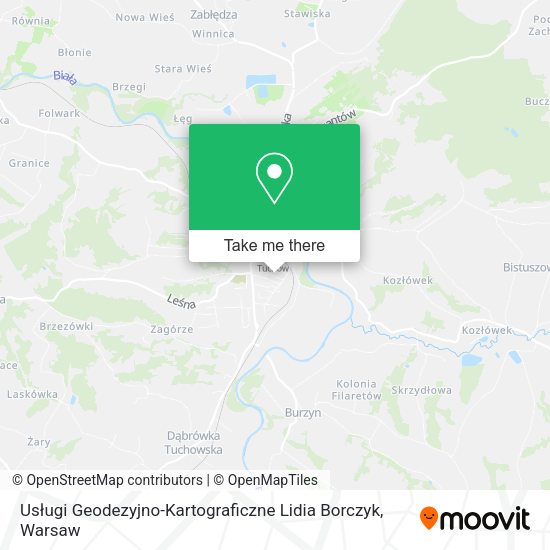 Usługi Geodezyjno-Kartograficzne Lidia Borczyk map