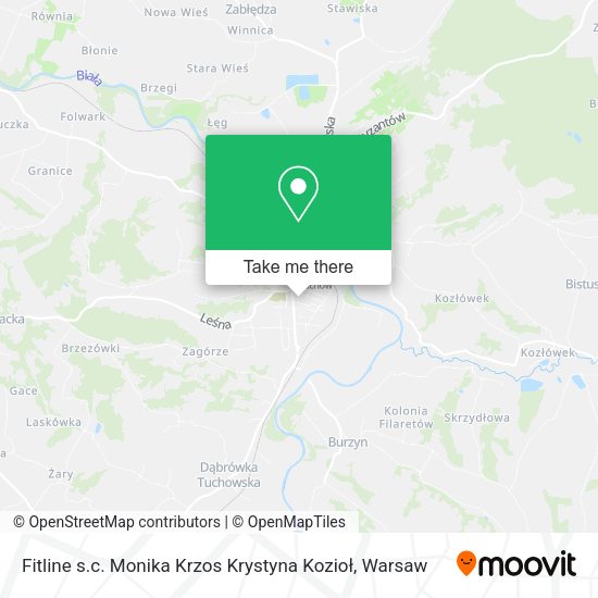 Fitline s.c. Monika Krzos Krystyna Kozioł map