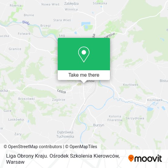 Liga Obrony Kraju. Ośrodek Szkolenia Kierowców map