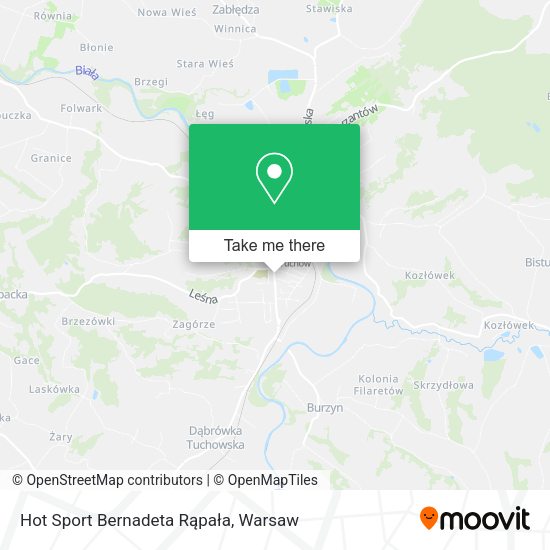 Hot Sport Bernadeta Rąpała map