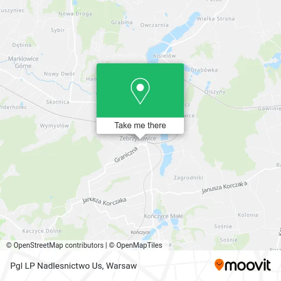 Карта Pgl LP Nadlesnictwo Us