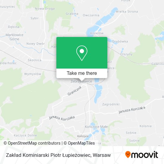 Zakład Kominiarski Piotr Łupieżowiec map