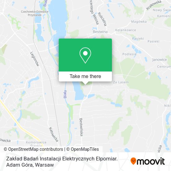 Zakład Badań Instalacji Elektrycznych Elpomiar. Adam Góra map