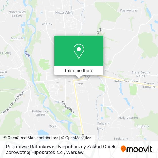 Pogotowie Ratunkowe - Niepubliczny Zakład Opieki Zdrowotnej Hipokrates s.c. map