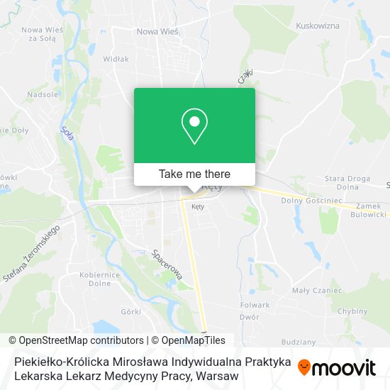 Piekiełko-Królicka Mirosława Indywidualna Praktyka Lekarska Lekarz Medycyny Pracy map