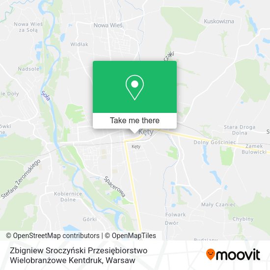 Zbigniew Sroczyński Przesiębiorstwo Wielobranżowe Kentdruk map