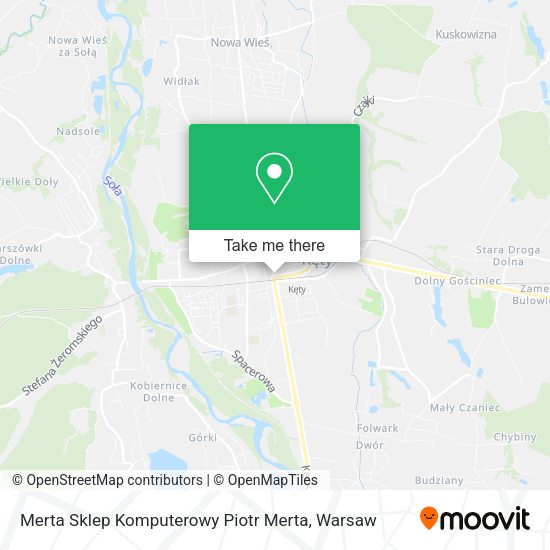 Merta Sklep Komputerowy Piotr Merta map