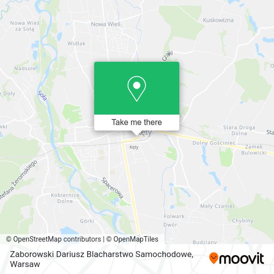 Zaborowski Dariusz Blacharstwo Samochodowe map